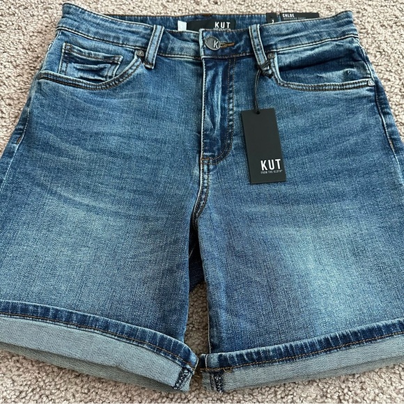 Kut from the Kloth Short Womens Size 2 Chloe Boyfriend Denim - Picture 2 of 13